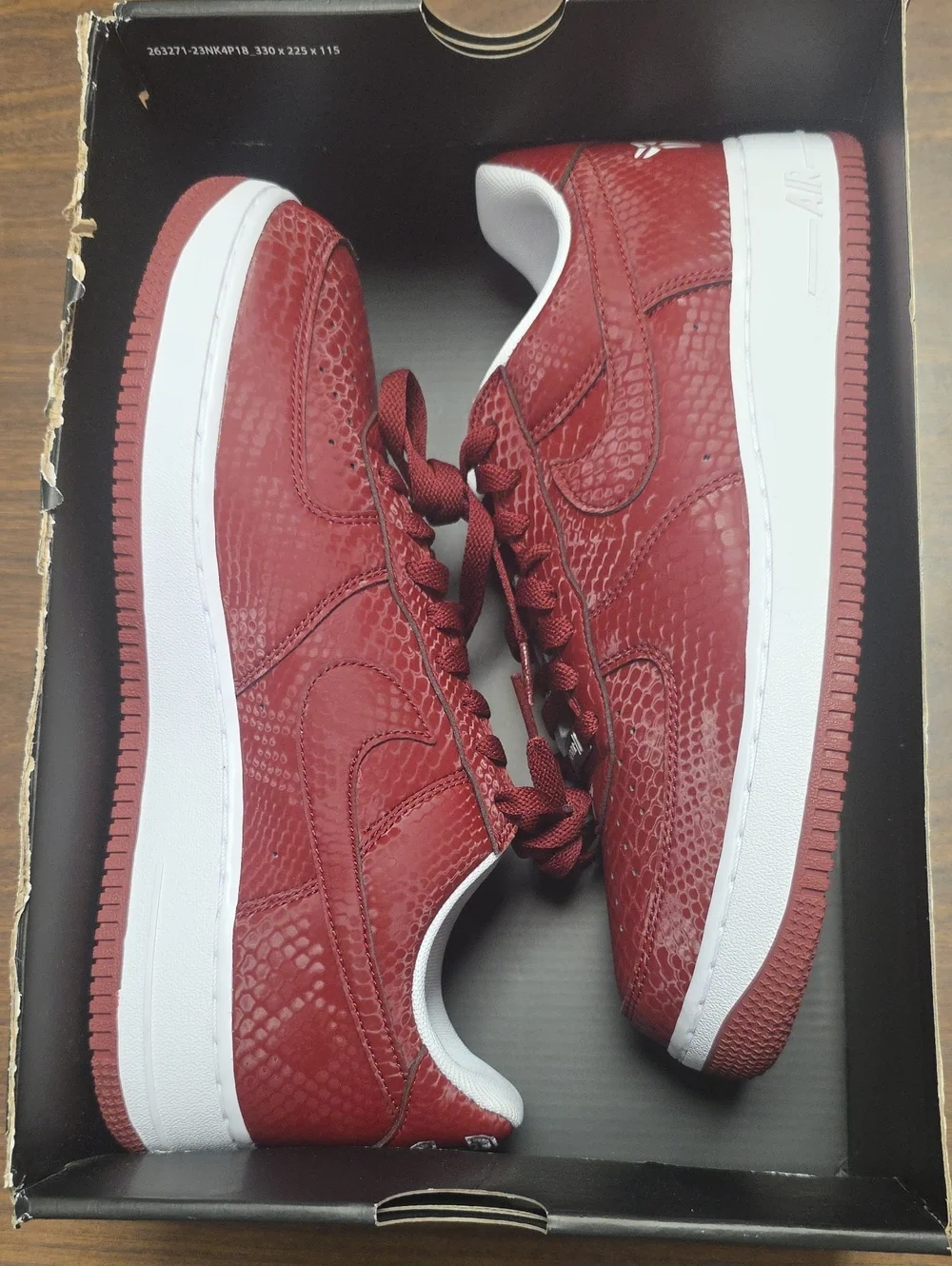 Nike Air Force 1 Low x Kobe Bryant 'Lower Merion' IB0018-600 Men's 10 New